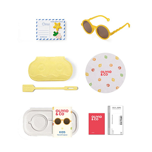 Солнцезащитные очки OLIVIO & CO "Желтый цитрус", желтые